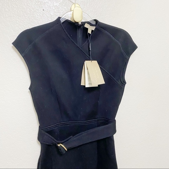 NEW WITH TAGS AUTHENTIC BURBERRY Dulsie D-ring Bonded Jersey Dress size 4 - Picture 12 of 16